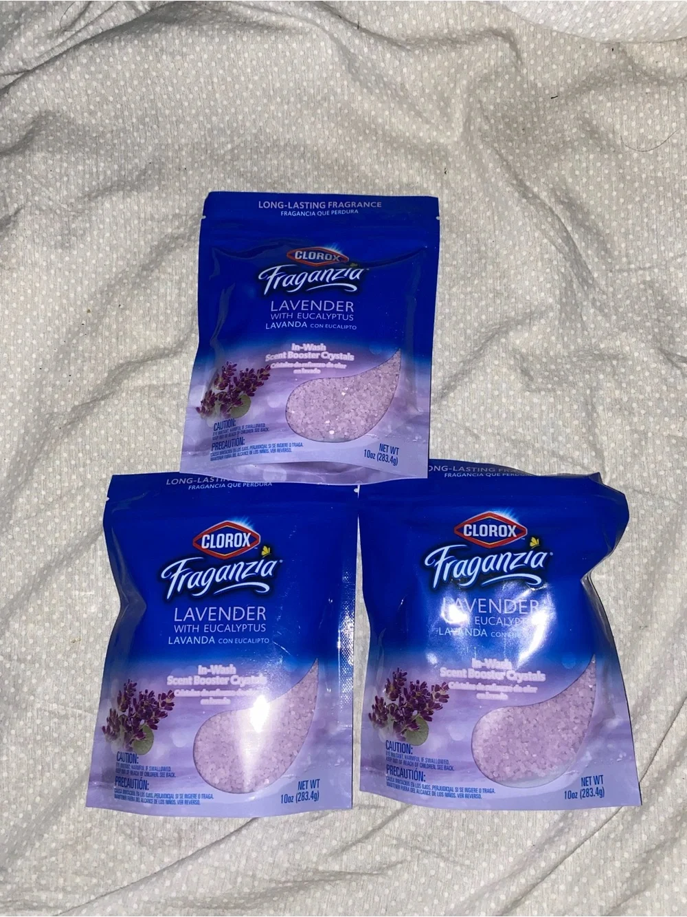 Clorox Fraganzia Lavender with Eucalyptus Scent Booster Crystals - 3 pack
